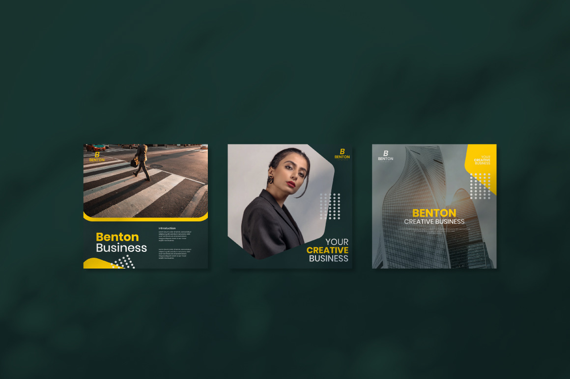 Benton Business Instagram Template Benton Business Instagram Template