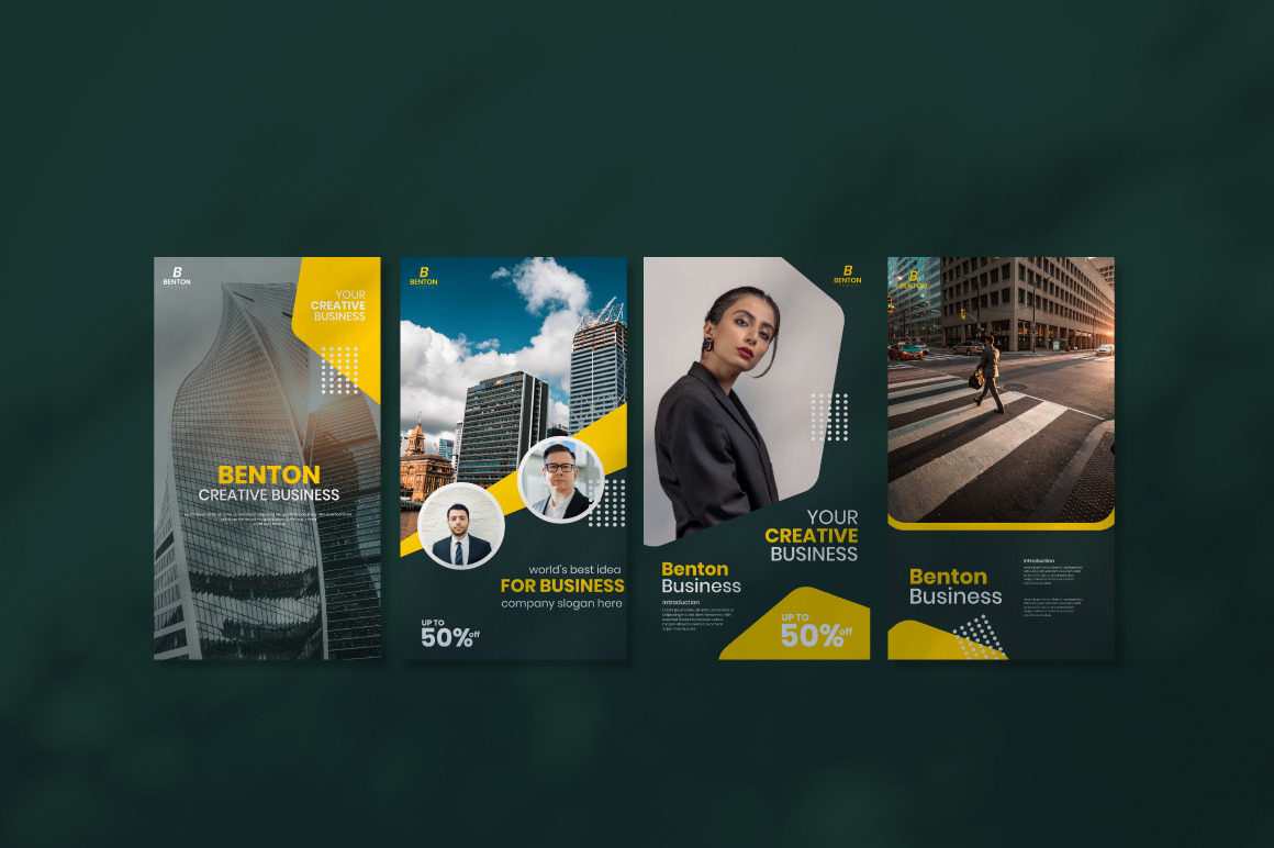 Benton Business Instagram Template Benton Business Instagram Template