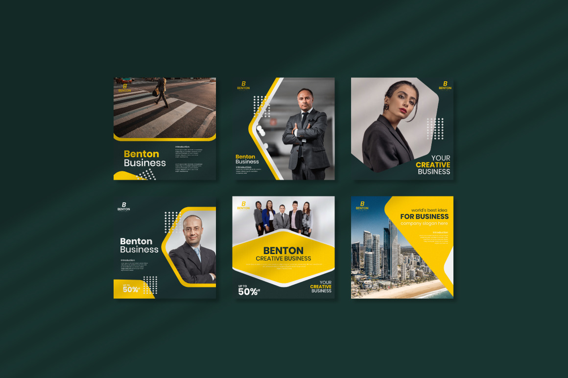 Benton Business Instagram Template Benton Business Instagram Template