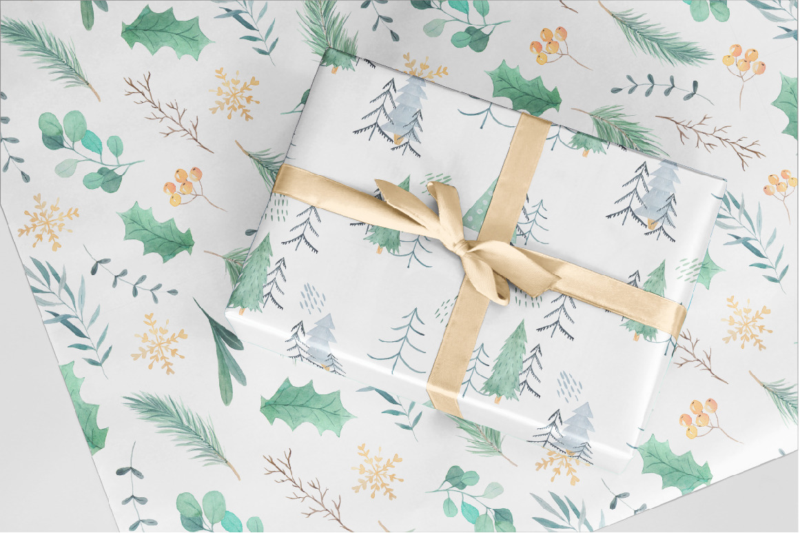Scandinavian Watercolor Christmas Scandinavian Watercolor Christmas