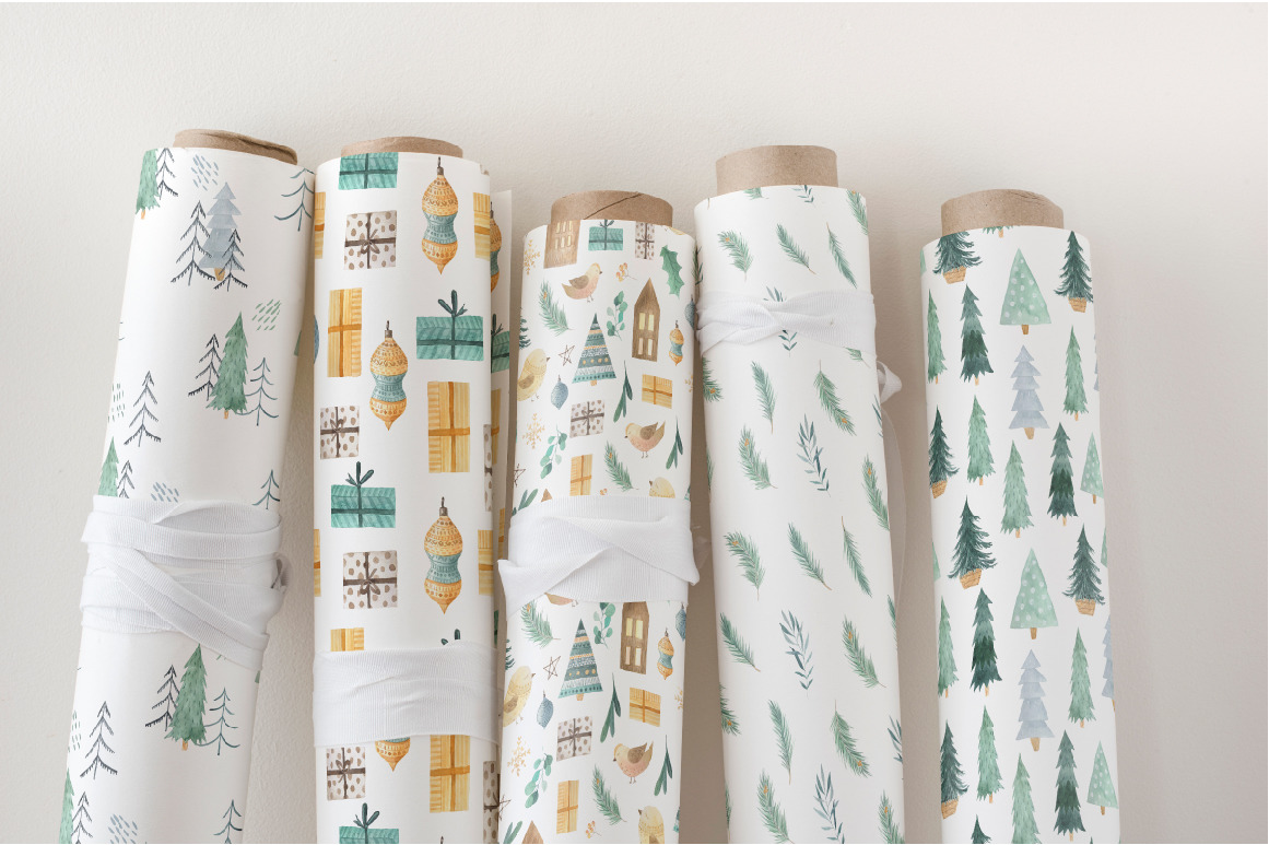 Scandinavian Watercolor Christmas Scandinavian Watercolor Christmas
