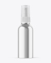 Metallic 120ml Spray Bottle Mockup