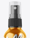 Metallic 120ml Spray Bottle Mockup