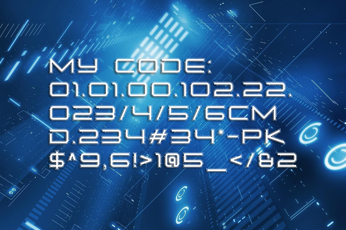 Simple Tech Font Simple Tech Font