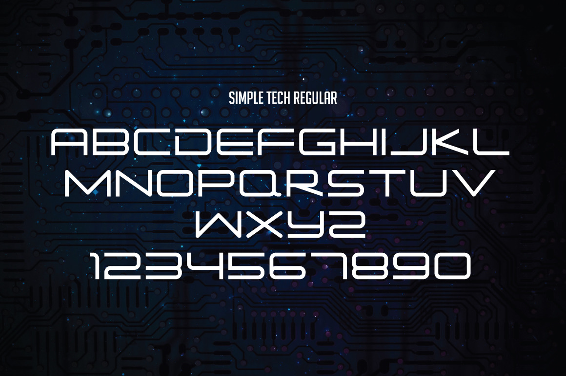 Simple Tech Font