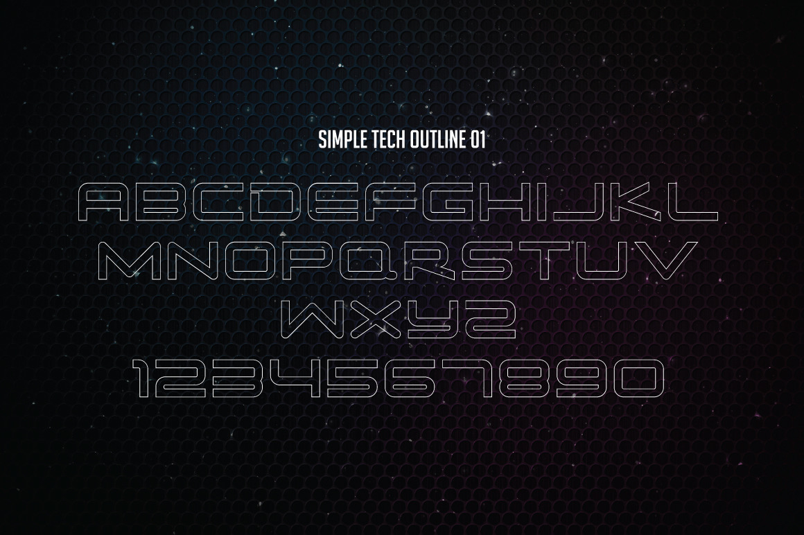 Simple Tech Font Simple Tech Font