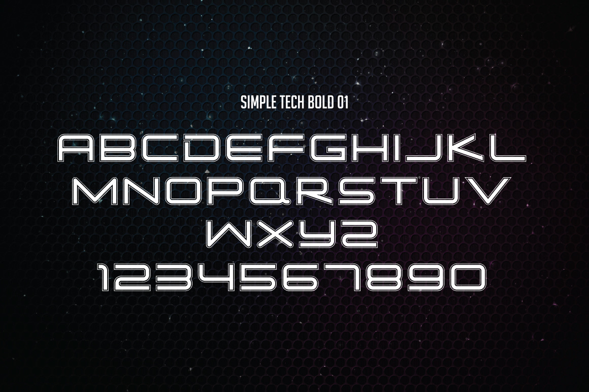 Simple Tech Font Simple Tech Font
