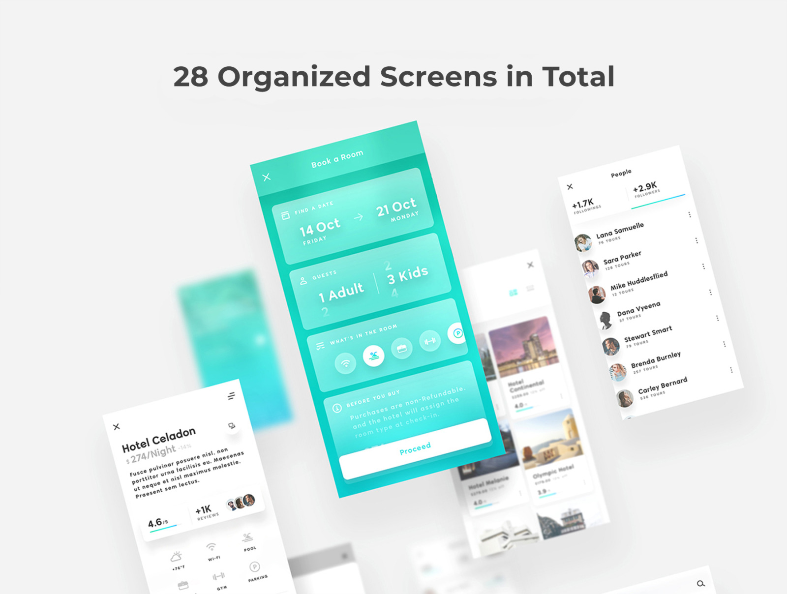 Veridian - Hotel Booking App UI Kit Veridian - Hotel Booking App UI Kit