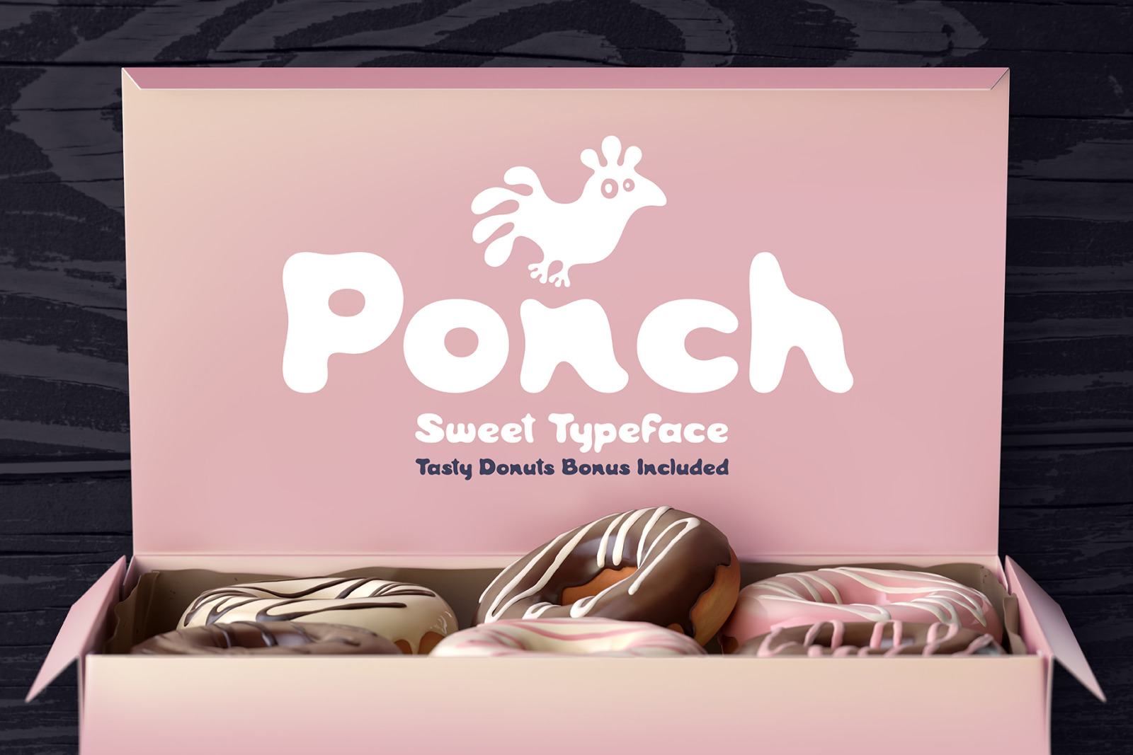 Ponch font and graphics