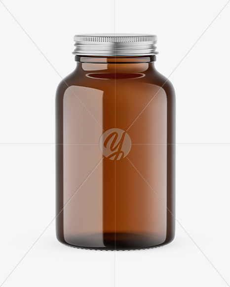 Amber Bottle Mockup