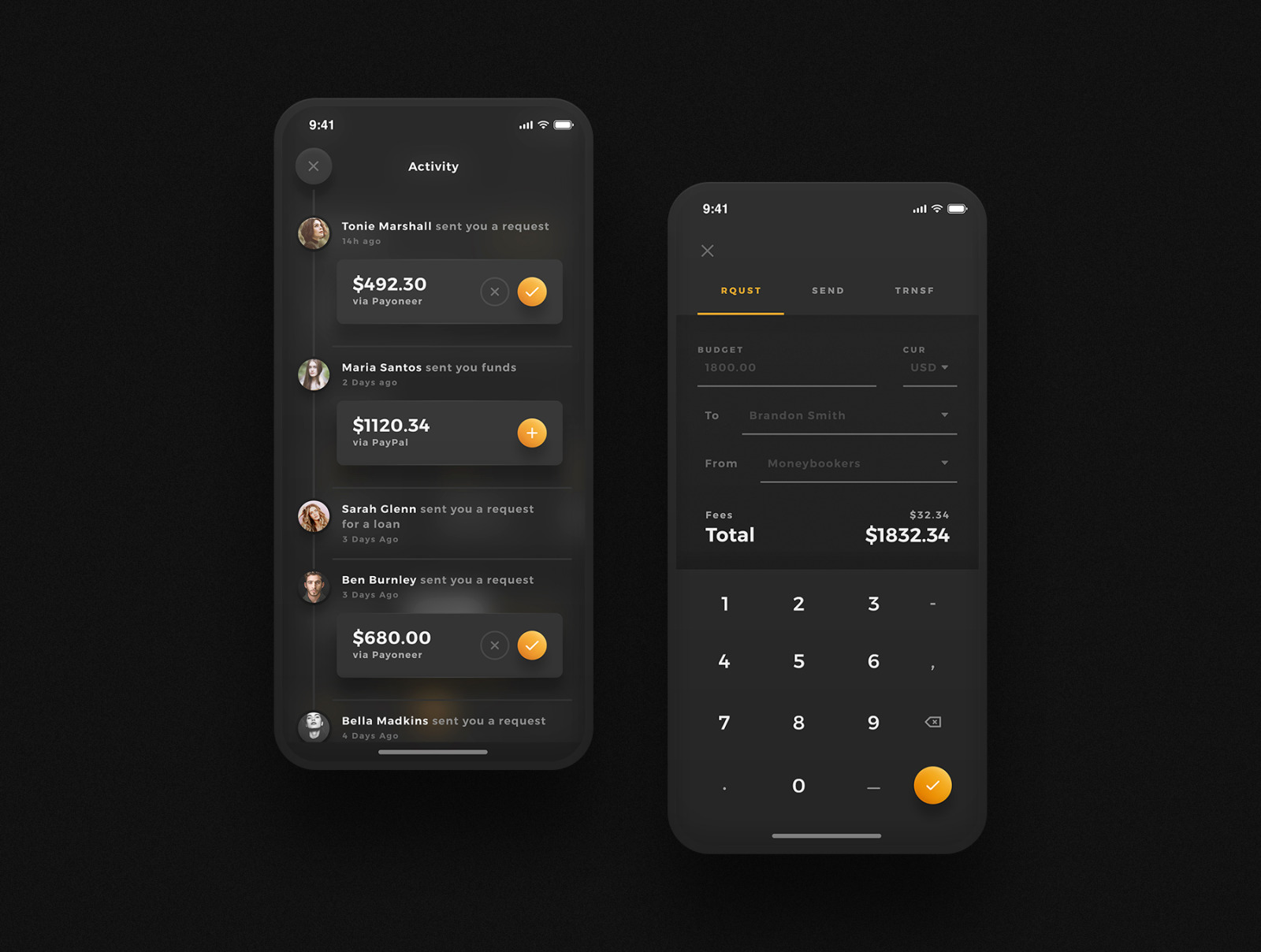 Aurelia - Wallet App UI Kit