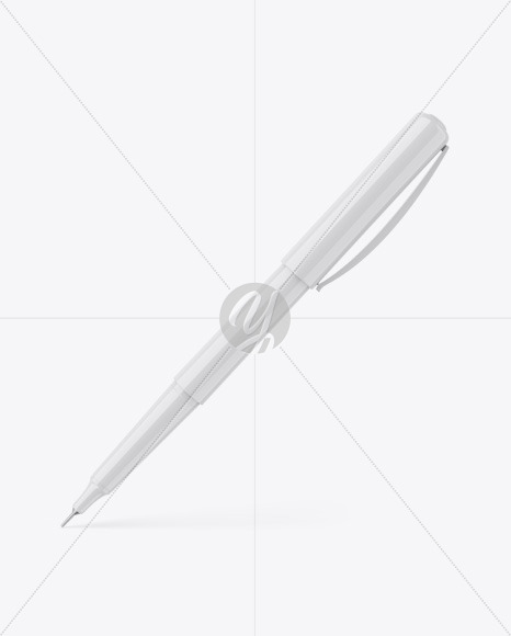 Glossy Pen Mockup