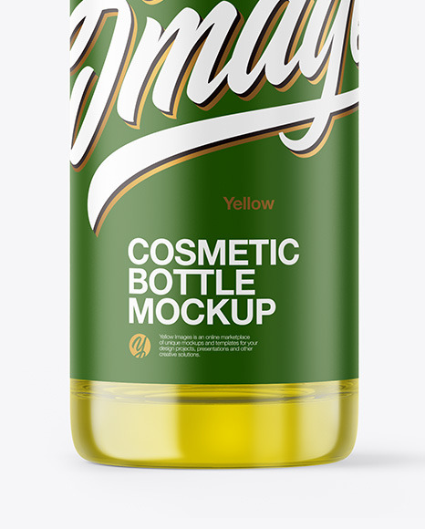 Color Liquid Cosmetic Bottle Mockup Color Liquid Cosmetic Bottle Mockup