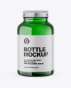 Green Bottle Mockup