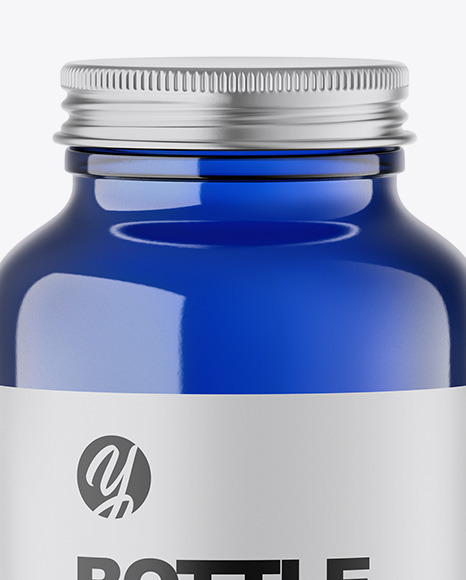 Blue Bottle Mockup Blue Bottle Mockup