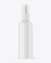 Glossy 200ml Spray Bottle Mockup Glossy 200ml Spray Bottle Mockup