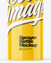 Glossy 200ml Spray Bottle Mockup Glossy 200ml Spray Bottle Mockup