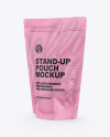 Matte Stand-Up Pouch Mockup