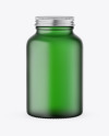 Frosted Green Bottle Mockup Frosted Green Bottle Mockup