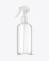 Clear Spray Bottle Mockup