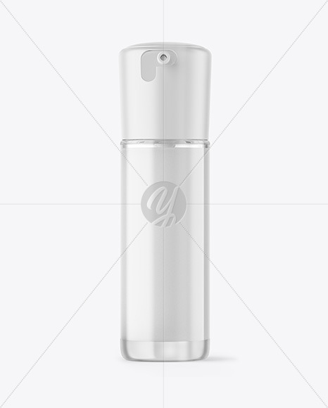 Clear Сosmetic Bottle Mockup