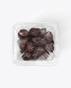 Clear Plastic Tray with Mission Figs Mockup