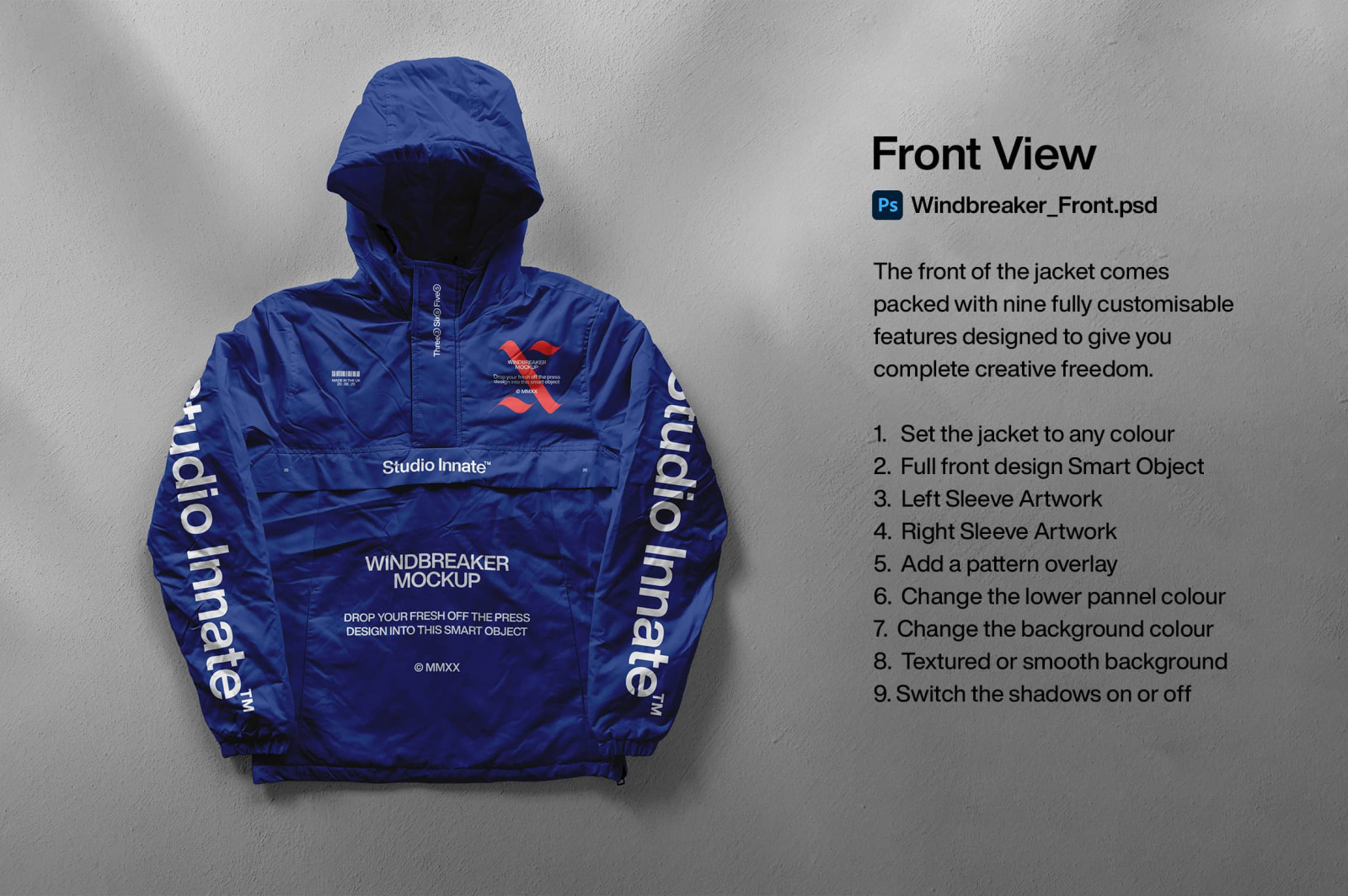 Windbreaker Jacket Mockup Windbreaker Jacket Mockup