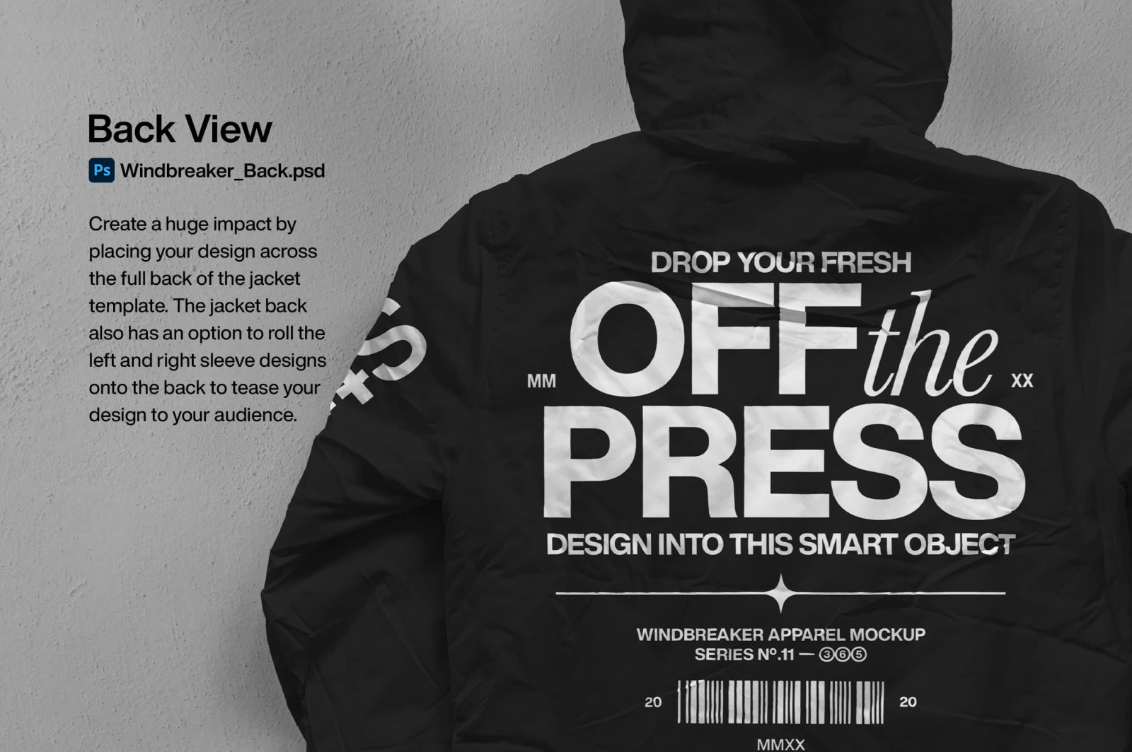 Windbreaker Jacket Mockup Windbreaker Jacket Mockup