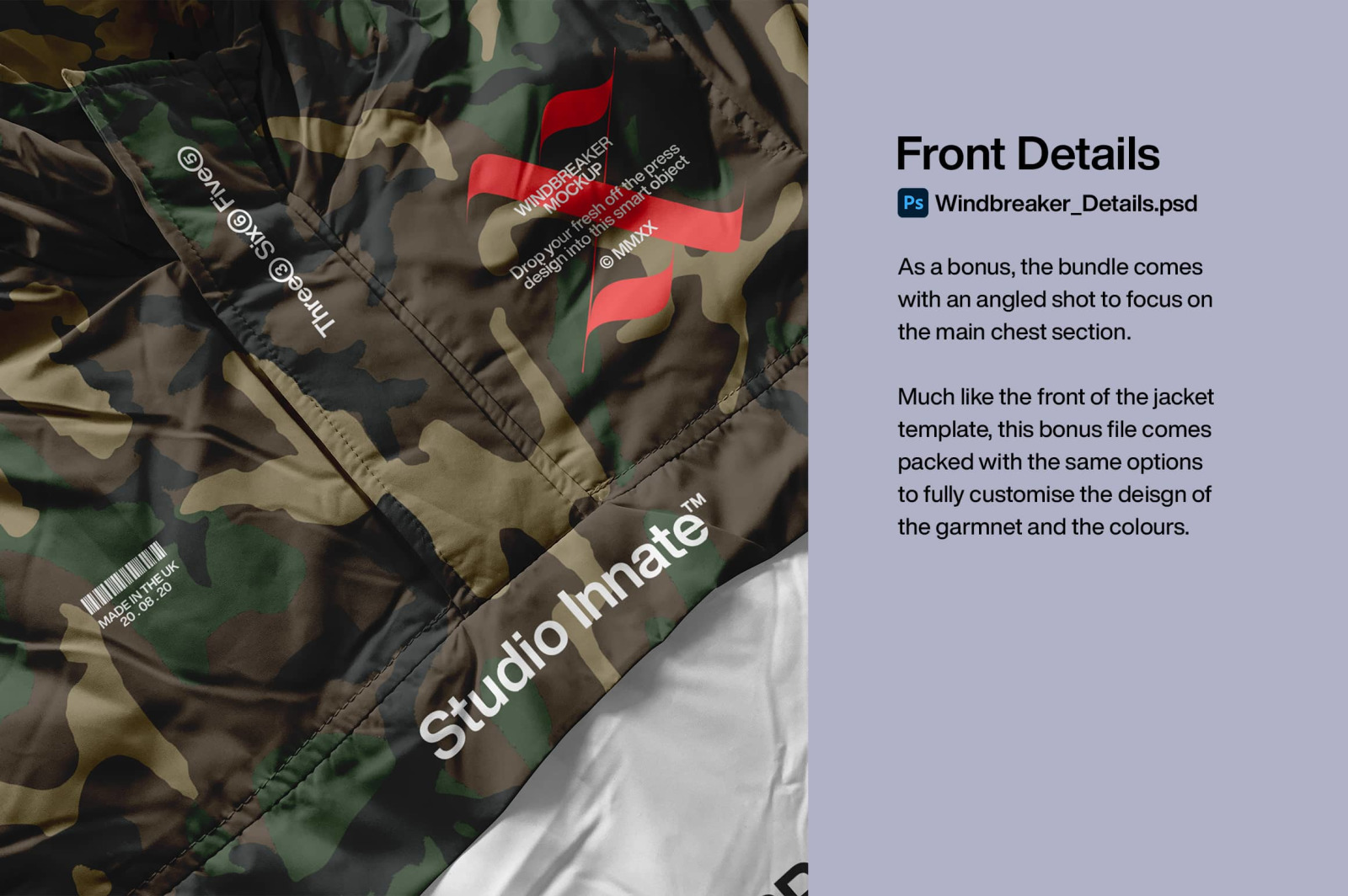 Windbreaker Jacket Mockup Windbreaker Jacket Mockup