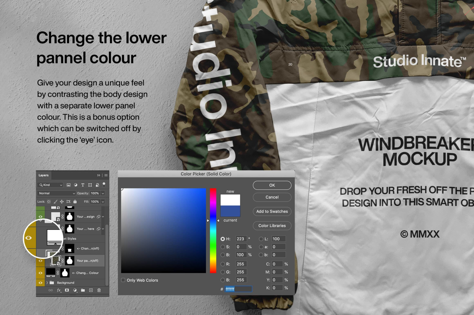 Windbreaker Jacket Mockup Windbreaker Jacket Mockup