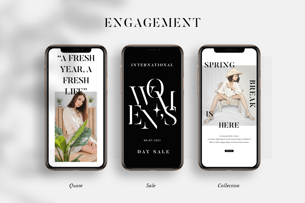 Fashionista I Instagram Templates 20% off Fashionista I Instagram Templates 20% off