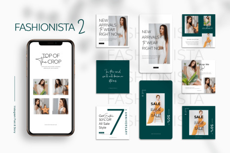 Fashionista II Instagram Templates 20 off - Fashionista