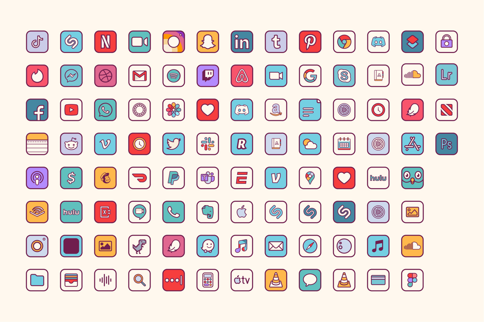 Ios shop 14 icons