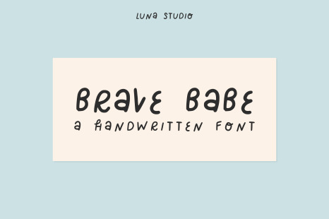 Brave Babe | Handwritten Font - Beautiful