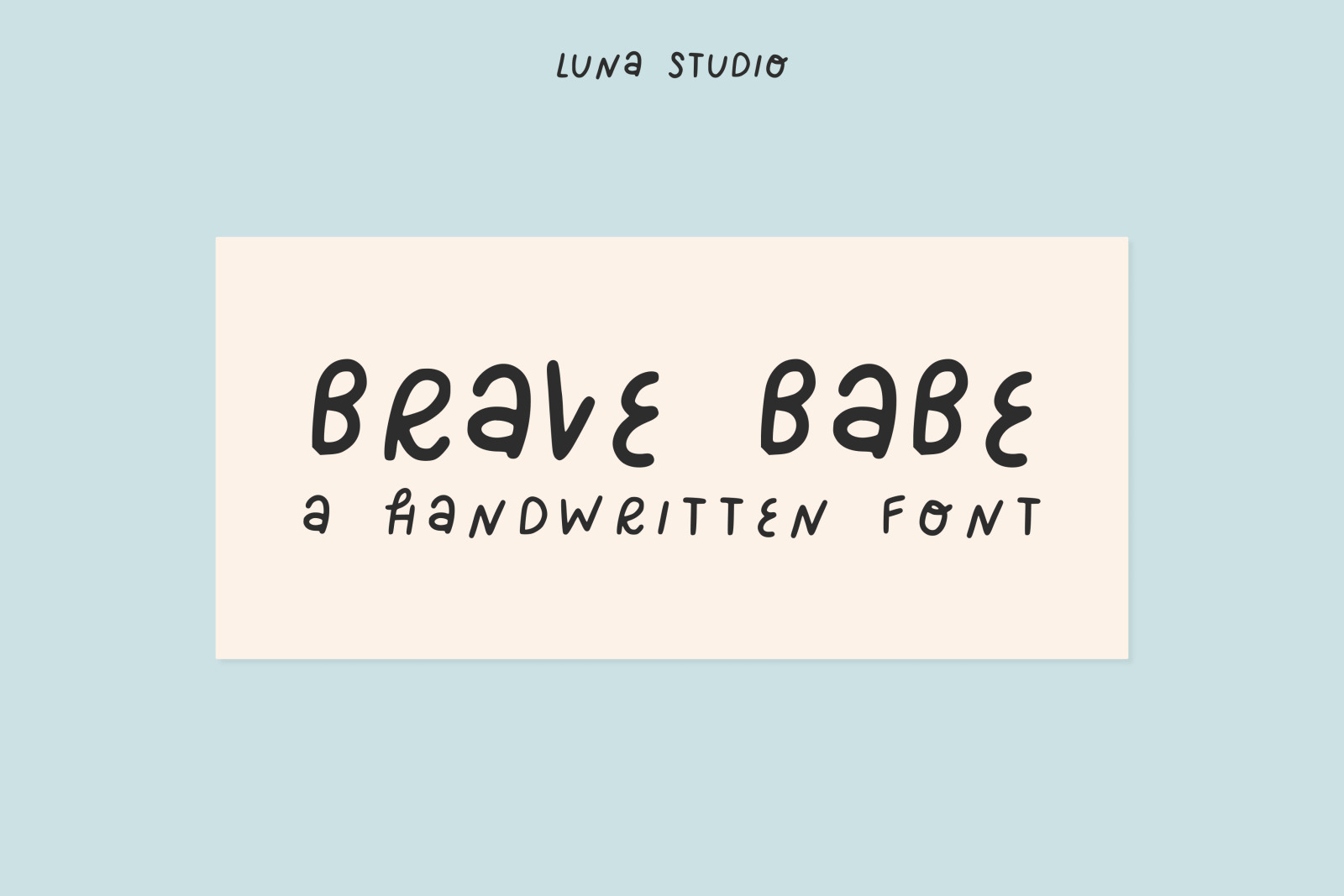 Brave Babe | Handwritten Font Brave Babe | Handwritten Font