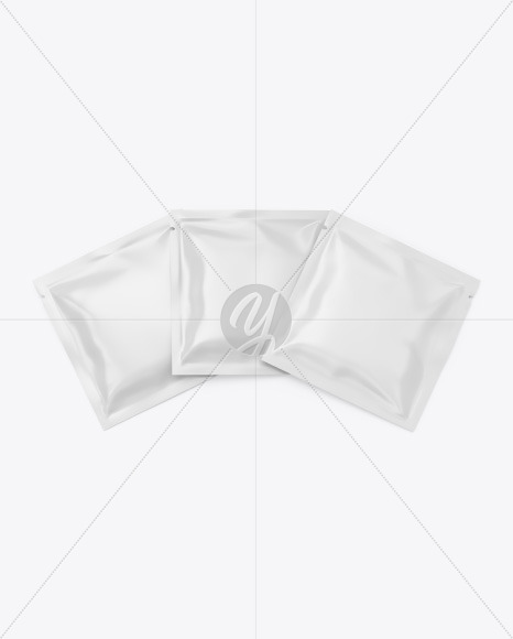 Matte Sachets Mockup