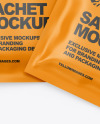 Matte Sachets Mockup