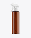 Amber Spray Bottle Mockup