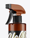 Amber Spray Bottle Mockup Amber Spray Bottle Mockup
