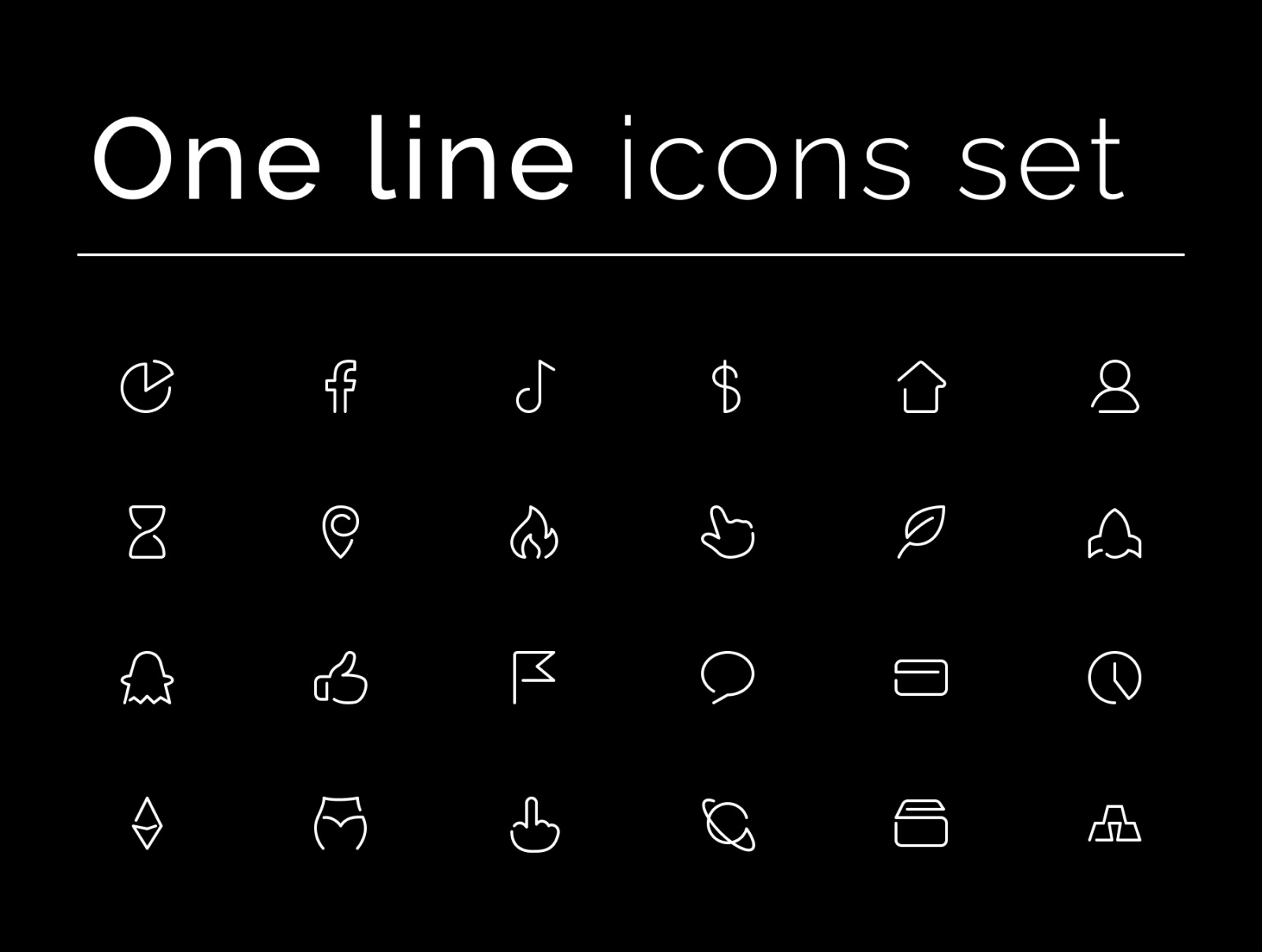 Unoline Icons Set