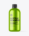 Metallic Bottle Mockup