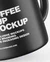 Matte Coffee Cup Mockup