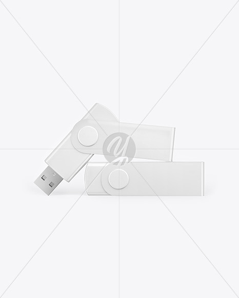 Plastic Flash Drives Mockup