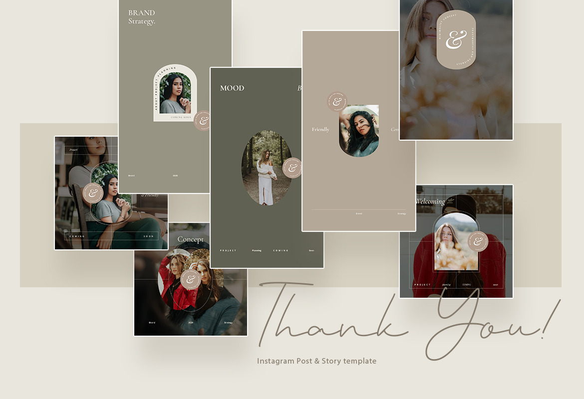 Minimalist Creator Instagram Post and Story Minimalist Creator Instagram Post and Story