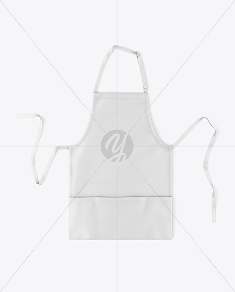 Leather Apron Mockup - Top View