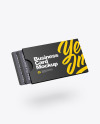 Plastic Card Holder Mockup