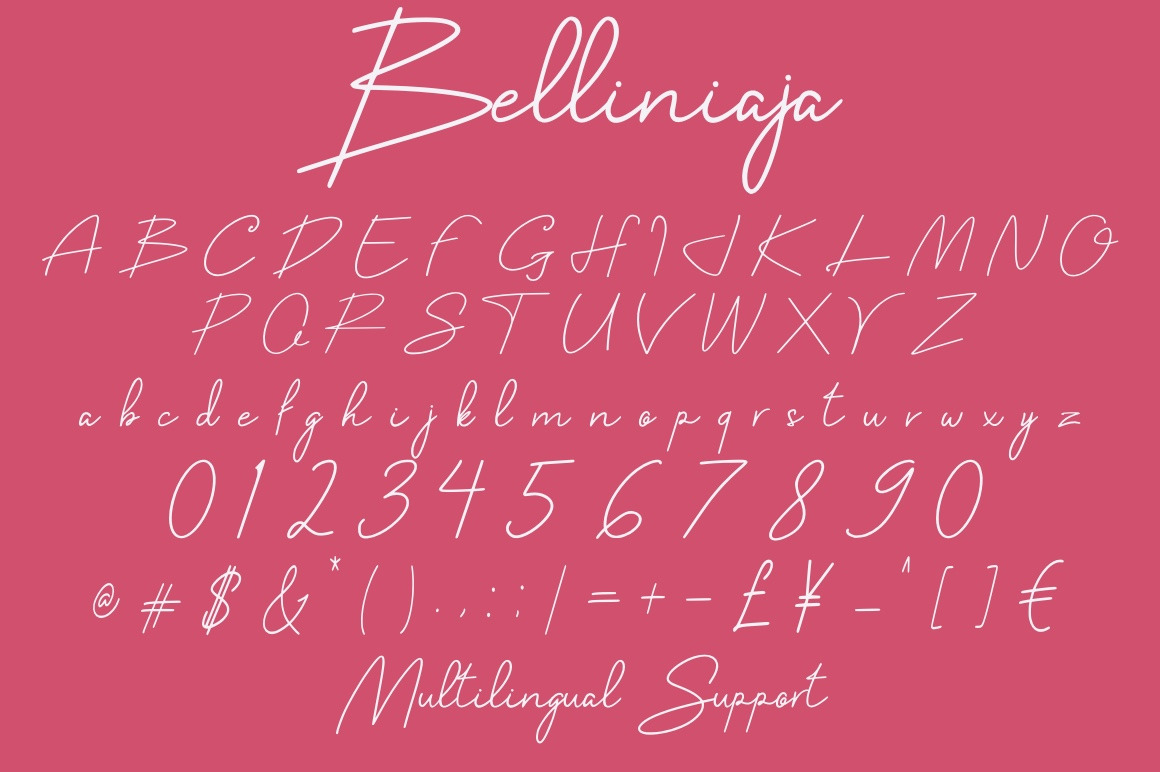 Belliniaja Font Belliniaja Font