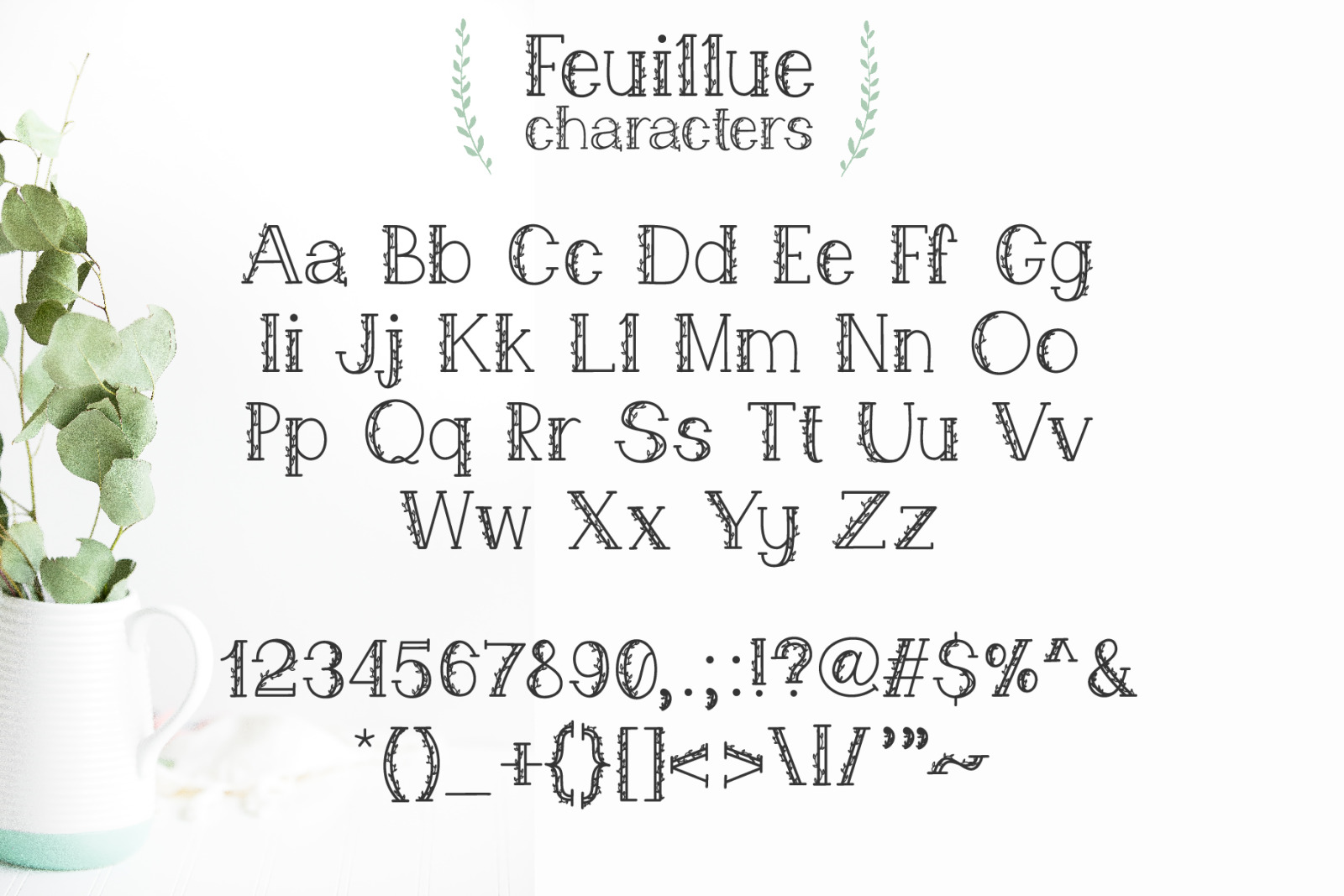 Feuillue | serif font Feuillue | serif font