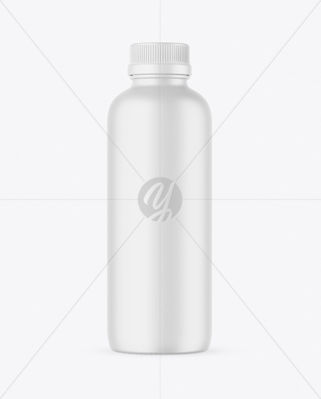 Matte Plastic Bottle Mockup