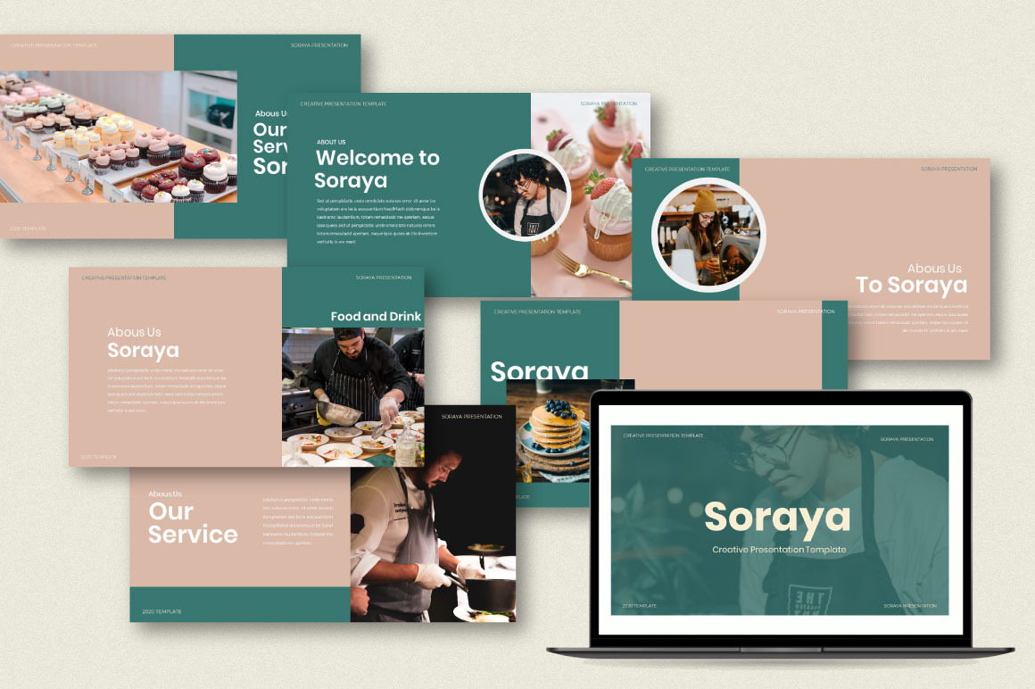 Soraya Creative Powerpoint Template